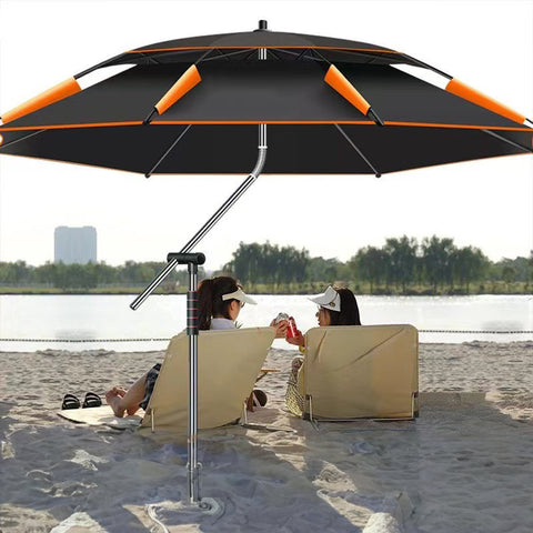Outdoor 3-4 person one-touch quick-set tent, suitable for beach, fishing, family trips, picnics, parks, UV-resistant with sunsha
