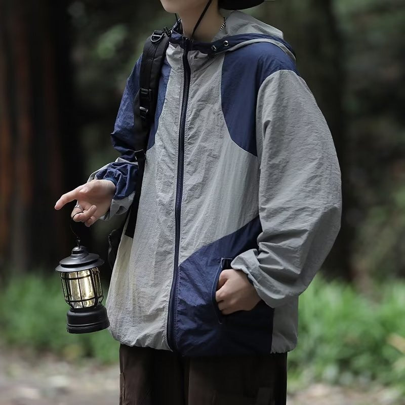 Outdoor sports thin breathable jacket sunscreen suit