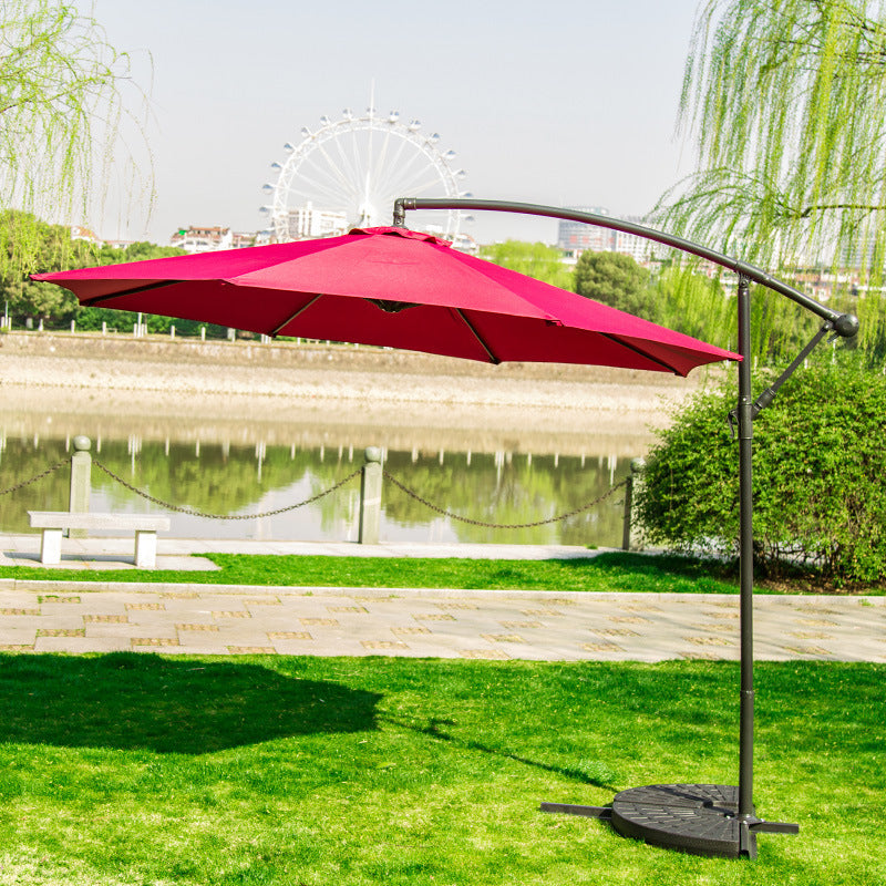 Outdoor sun umbrella advertising umbrella circular courtyard garden outdoor Roman umbrella banana umbrella