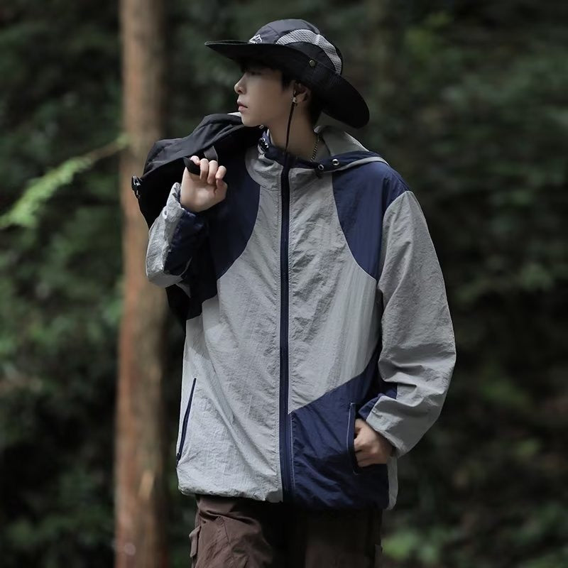 Outdoor sports thin breathable jacket sunscreen suit