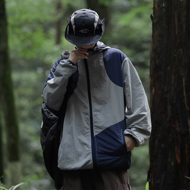 Outdoor sports thin breathable jacket sunscreen suit