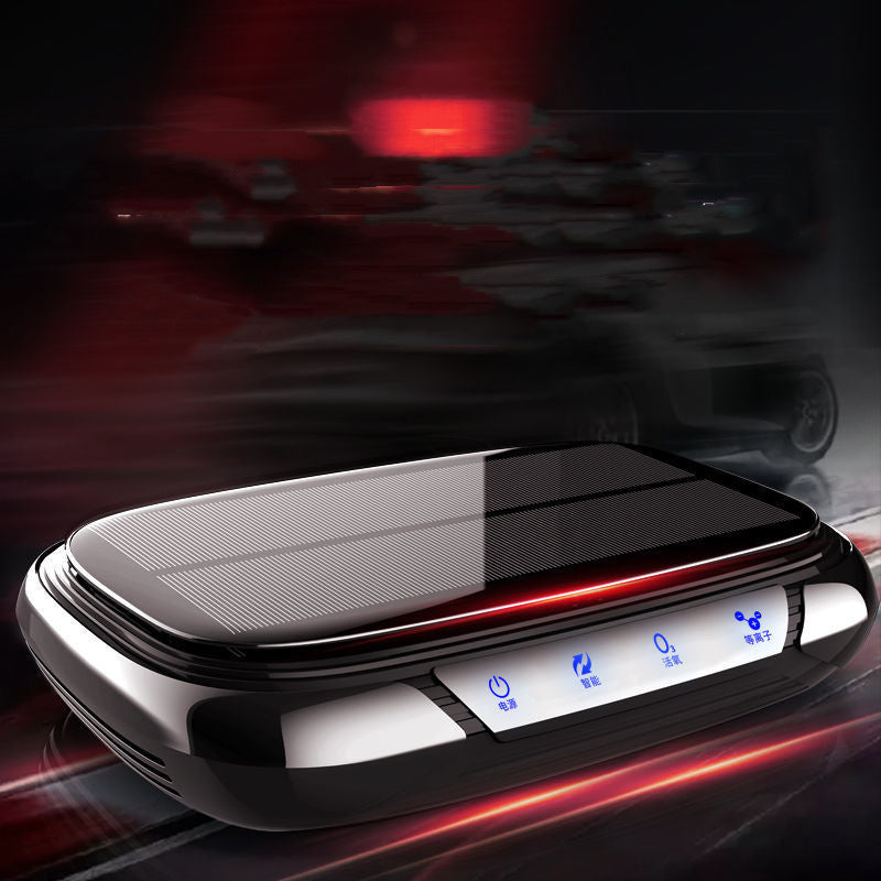 Solar Car Air Purifier Ozone Sterilization And Odor Removal