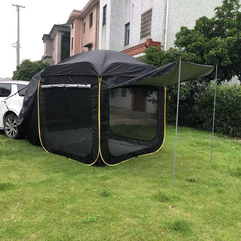 Outdoor 3-4 person one-touch quick-set tent, suitable for beach, fishing, family trips, picnics, parks, UV-resistant with sunsha