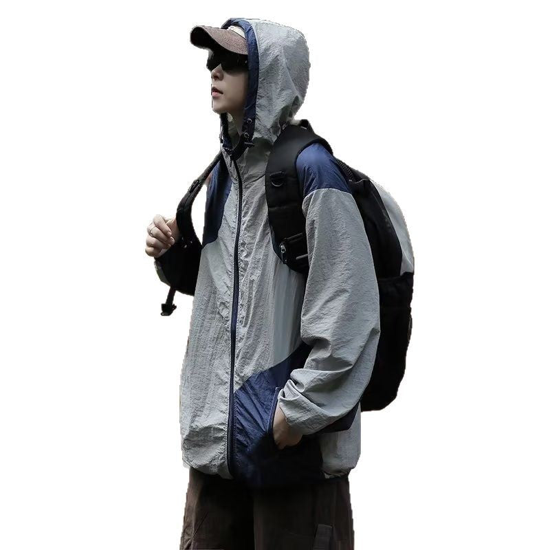 Outdoor sports thin breathable jacket sunscreen suit