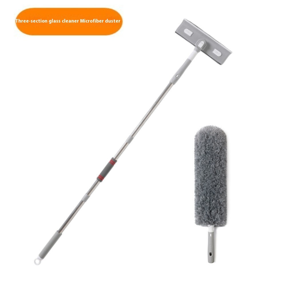 Household Lengthened Splicing Rod Window Cleaning Wiper Blade